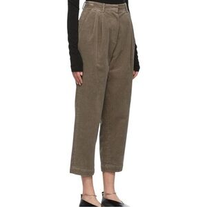 Nothing Written Taupe Corduroy Genet Trousers Pants Size Medium